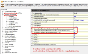Automatizált beállítások